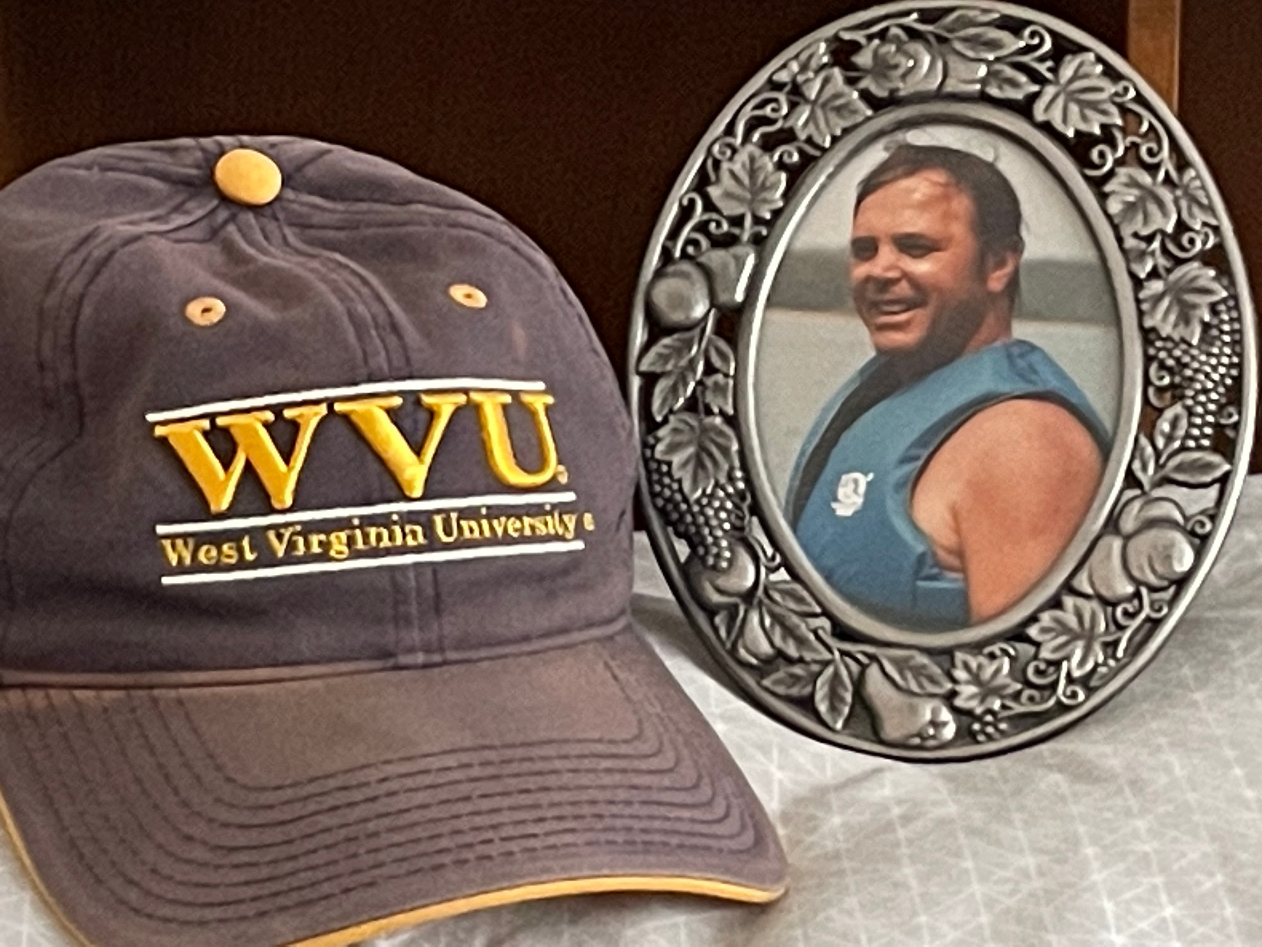 A picture of the famous WVU ballcap